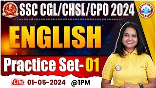 SSC CPO English Class | SSC CGL English Practice Set 01 | SSC CHSL English Class By Kiran Mam