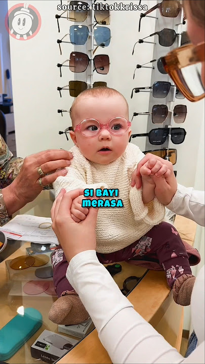 When a baby with minus 7 vision sees his world clearly #story #touching