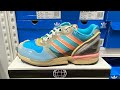 Adidas Originals ZX 0006 X-Ray Inside Out (Bright Cyan/Chalk Coral/Stone Khaki) - SKU: GZ2709