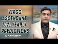 VIRGO ASCENDANT 2021 YEARLY PREDICTIONS  [ IN ENGLISH & HINDI ] #ASTROLOGERAMITKAPOOR