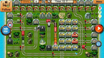 Rail Maze 2 Hard Gameplay - Train Puzzle Game - Android Gameplay #2137