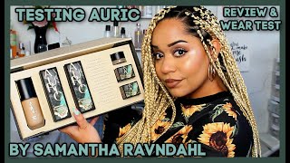 NEW BRAND!! AURIC BY SAMANTHA RAVNDAHL 🌻 | Review & Wear Test on Oily Skin