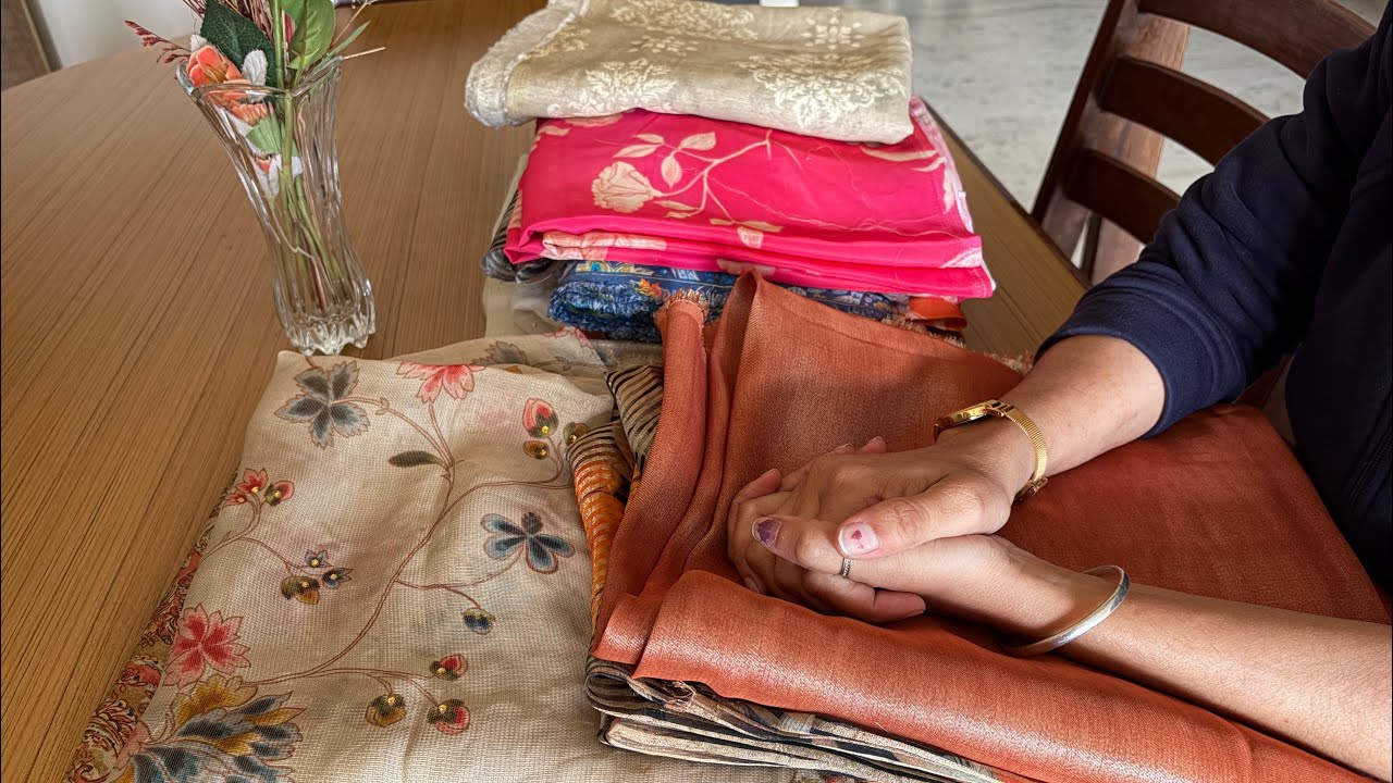 Printed winter and partywear suit. WhatsApp no:8264386226