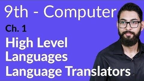 9th Class Computer - Ch 1 - High Level Language - Matric Part 1 Computer