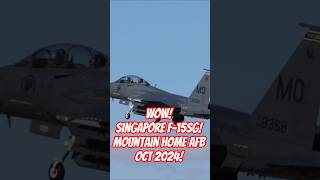 F-15SG Strike Eagle ROARS! Singapore Air Force Power at Mountain Home