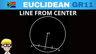Circle Geometry Grade 11 : Line from Center : Practice