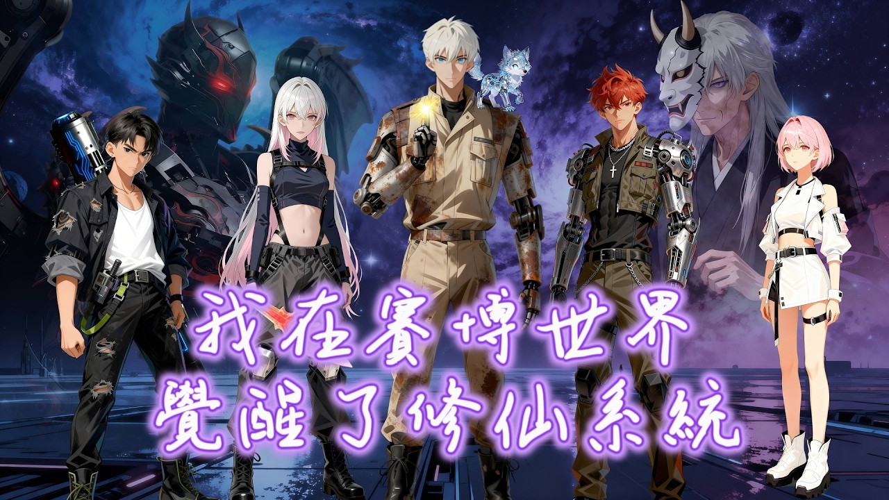 【賽博&系統】《我在賽博世界覺醒了修仙系統》#animation #anime #末世 #修仙