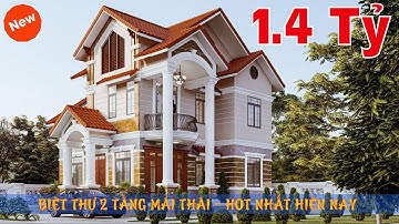 Mẫu Nhà Biệt Thự 2 Tầng Mái Thái Đẹp Giá 1.4 Tỷ Ai Cũng Trầm Trồ Tại Văn Giang Hưng Yên