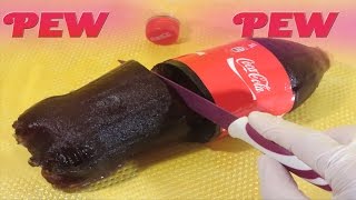 How to Make HUGE Gummy Coca Cola Bottle Shape Jelly Dessert Easy DIY Gummy Soda Jello! screenshot 2