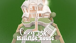 35k Cozy hillside house - Bloxburg speedbuild