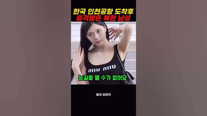 한국 인천공항 도착 후 한국 여성들 보고 충격 받은 북한 남성