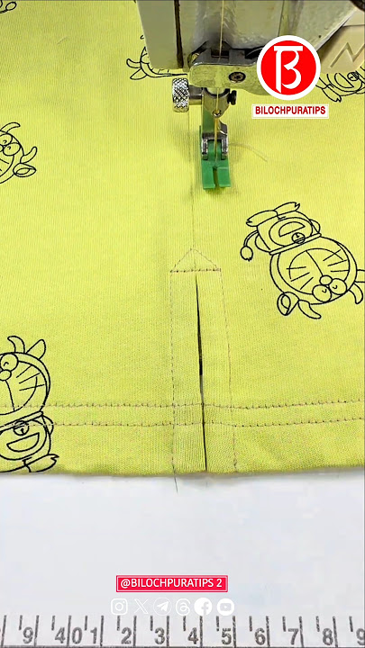 Tips for creating a slit at the hem