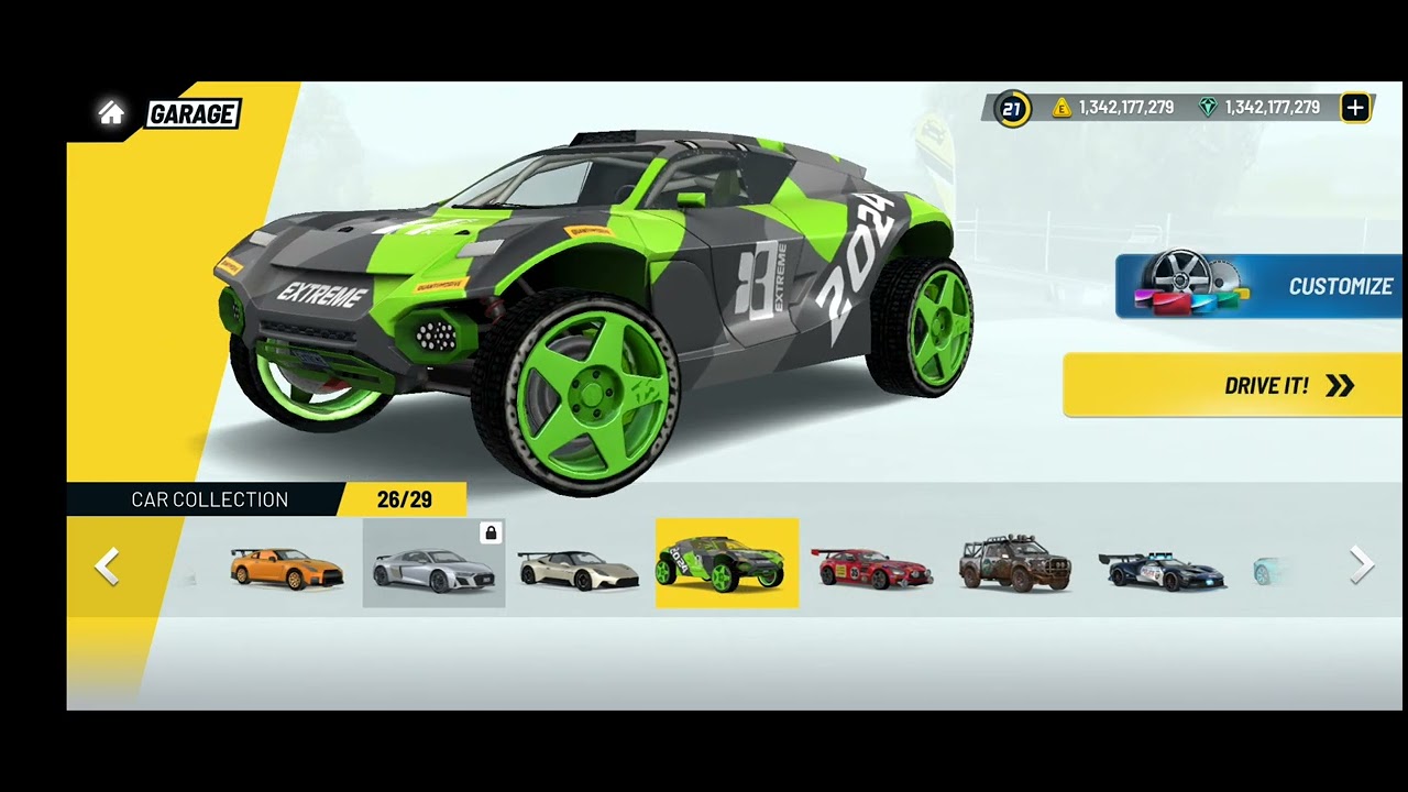 Extreme car showcase