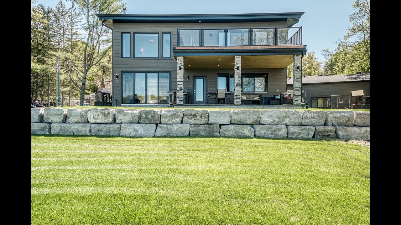 WATERFRONT PROPERTY in ValDesMonts, Qc, Canada YouTube