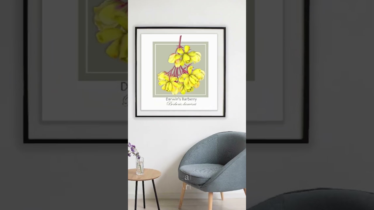 Botanical Floral Wall Art Decor #art #painting #watercolor #illustration #homedecor #artist #flowers