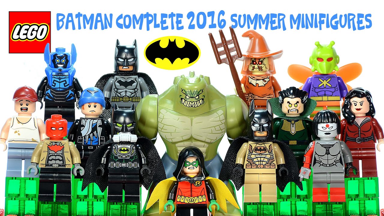 was Systematisch Snel LEGO® Batman: The Complete 2016 Summer Sets Minifigures - YouTube