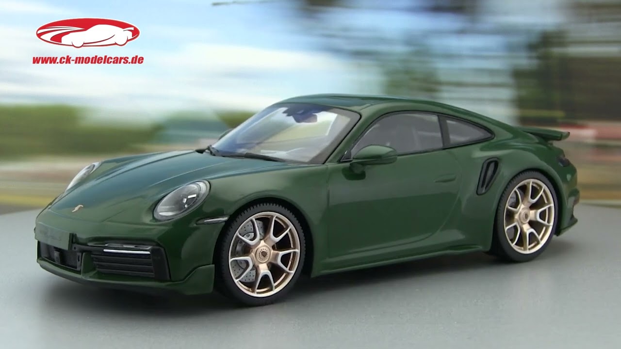 Porsche 911 (991) Turbo S Vert Clair - Minichamps 1:43 - Série Limitée 018/200