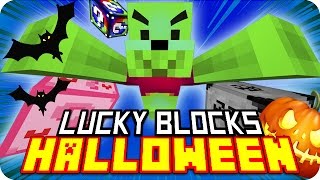 LUCKY BLOCKS: HALLOWEEN LEGENDARIO! | Sarinha, Gona, Exo y Luh en Minecraft