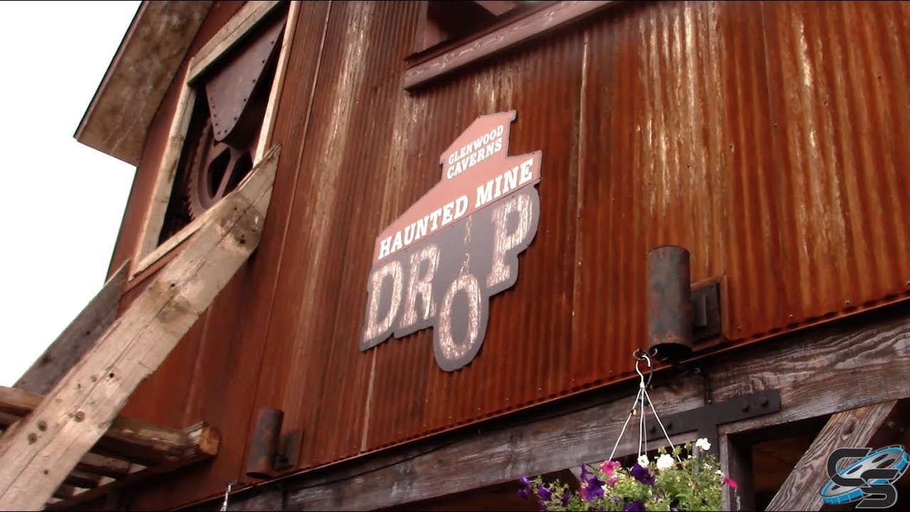 Marathoning the Haunted Mine Drop at Glenwood Caverns Coaster Vlog