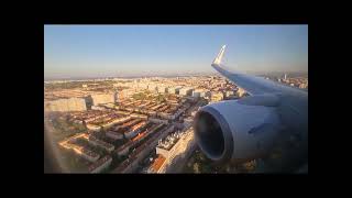 FR Boeing 737-800 stunning descent&landing at Lisbon!