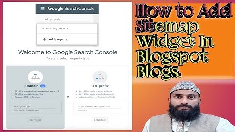 blogger Google search console sitemap. XML file