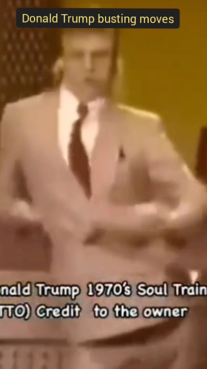 video surfaces of Donald Trump hitting it at the soul train. is he giggin? #donaldtrump #soultrain