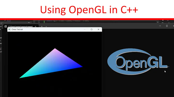 How to Draw Graphics with OpenGL in C++ (C++ Chess Engine, Ep. 1)
