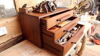 Handmade Box Joint Tool Cabinet From Free Reclaimed Wood