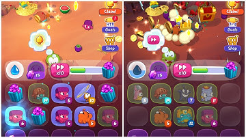 OM NOM MERGE FUNNY GAME #27  | KIDS GAME ON ANDROID/IOS