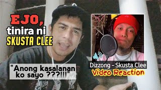 Dizzong - Skusta Clee | Video Reaction | Tinira ako ni Skusta Clee