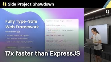 Elysia - TypeScript framework that is (almost) as fast as Rust with e2e Type Safety | Side Project S