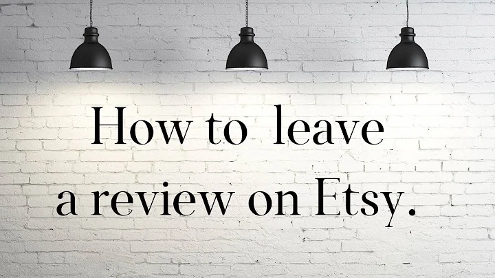 Master the Art of Leaving Etsy Reviews