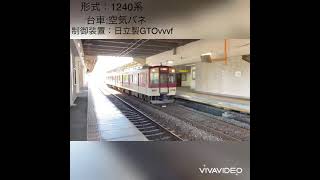 【近鉄】1240系〜発車
