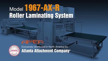Roller Laminating System - Model 1967-AX-R & R+