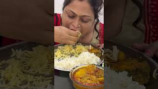 Delicious comforting lunch at home #ytshorts #viral #asmr #bengalimukbang #banglaeatingshow