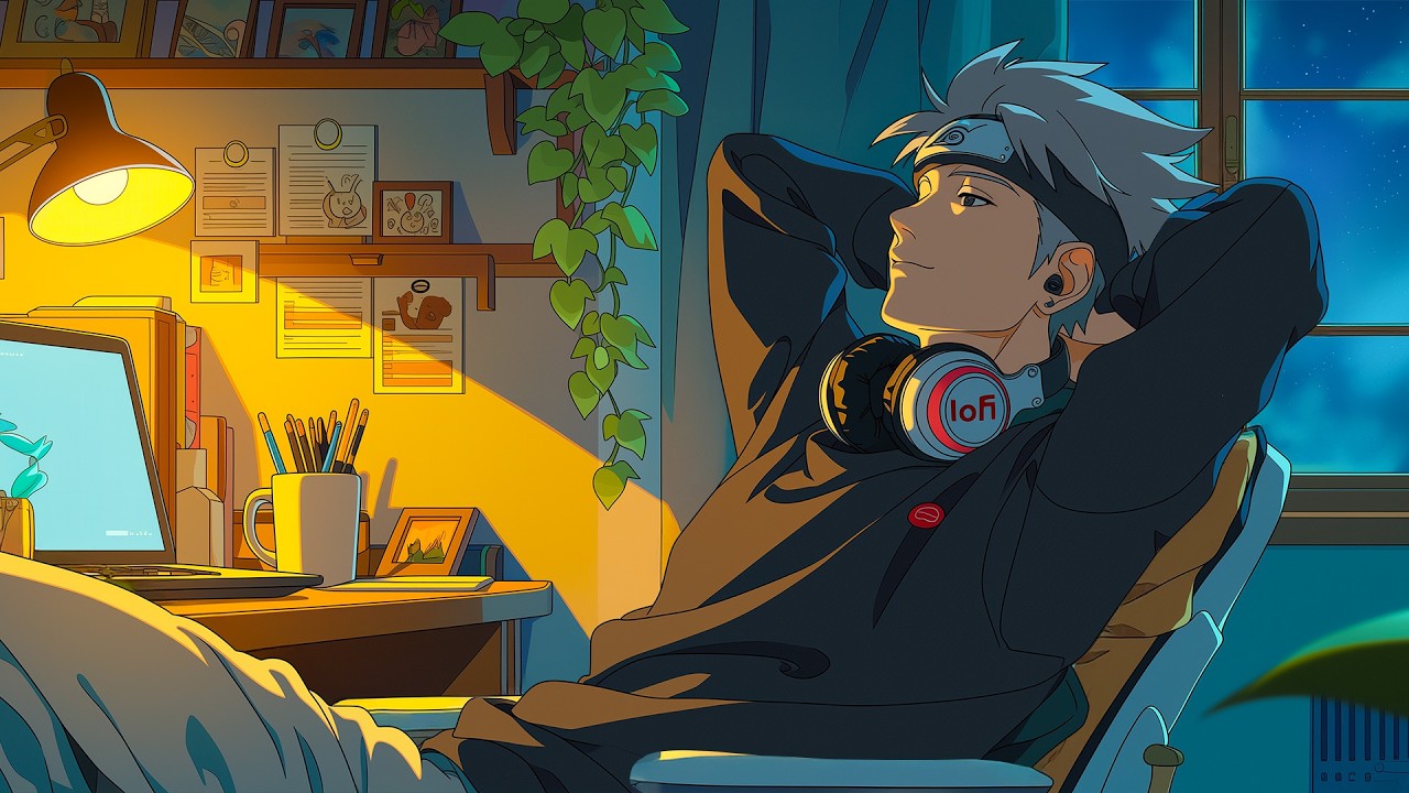 Weekend Recovery ☕ Cozy Anime Lofi Night to Relax After a Busy Work Week 🌙 Deep Focus [LoFi Hip Hop]