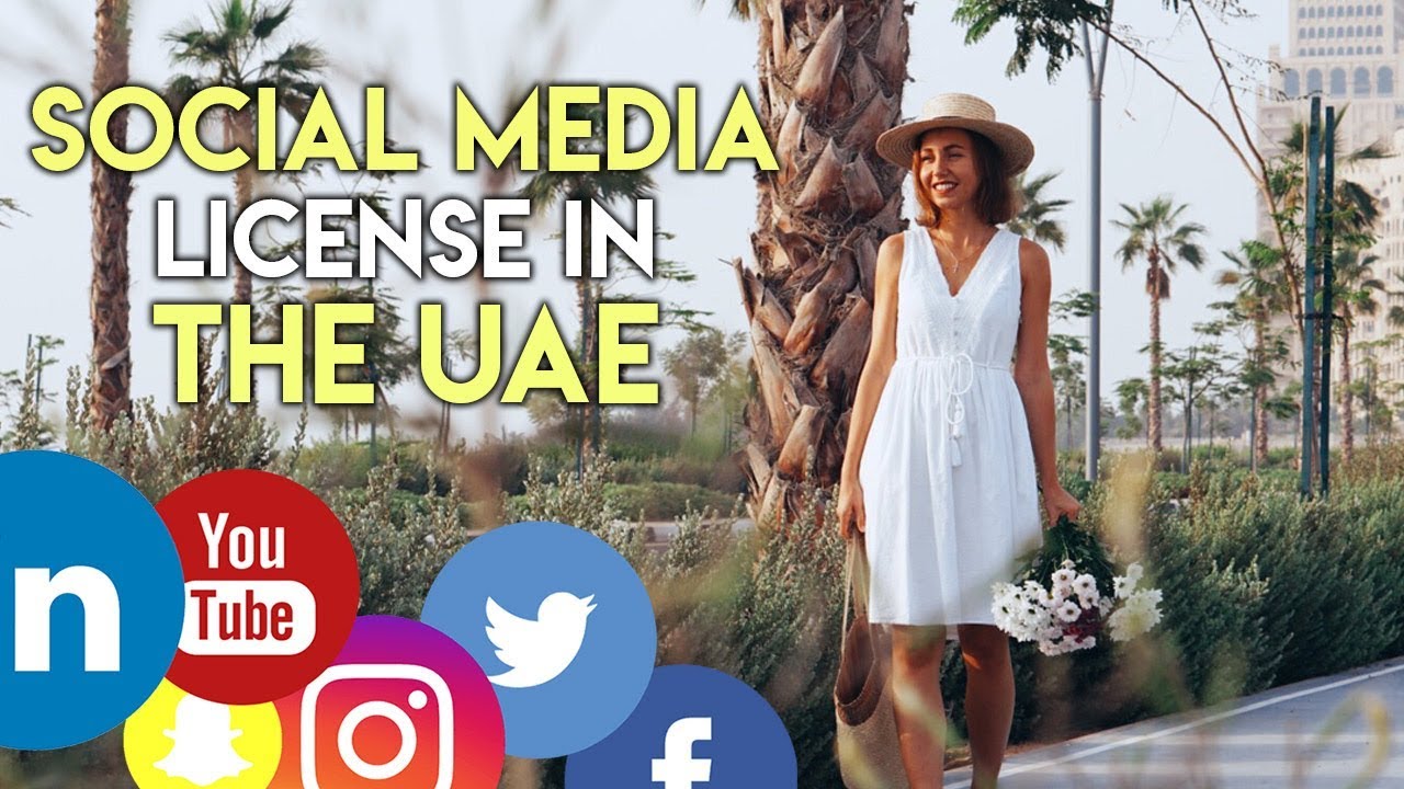 UAE social media influencer license. Business in Dubai.