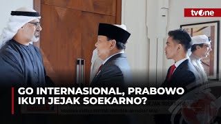 Go International, Prabowo Ikut Jejak Soekarno