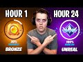 I Played *RANKED* For 24 Hours STRAIGHT... (Fortnite)