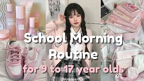 School Morning Routine for 9 to 17 year olds
