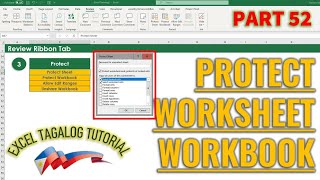Famous [Excel Tagalog Tutorial #52] Protect Worksheet & Workbook Wealth