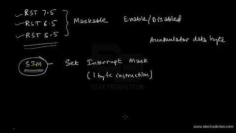 8085 VECTORED INTERRUPTS || Microprocessor