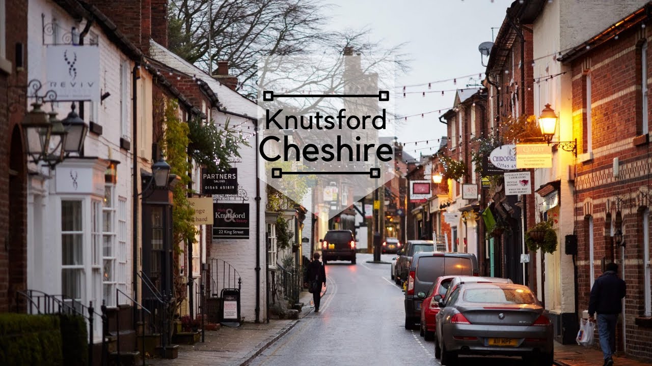 Knutsford, Cheshire Old town in England Walking Around Centre Of
