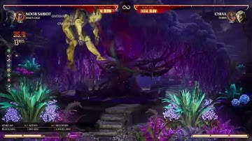 Noob Saibot 40% combo with Janet Cage MK1