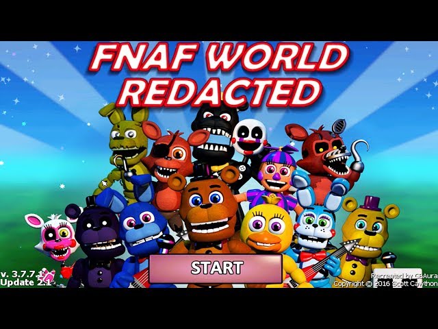 FNaF World Redacted is here! Go get it! : r/fivenightsatfreddys