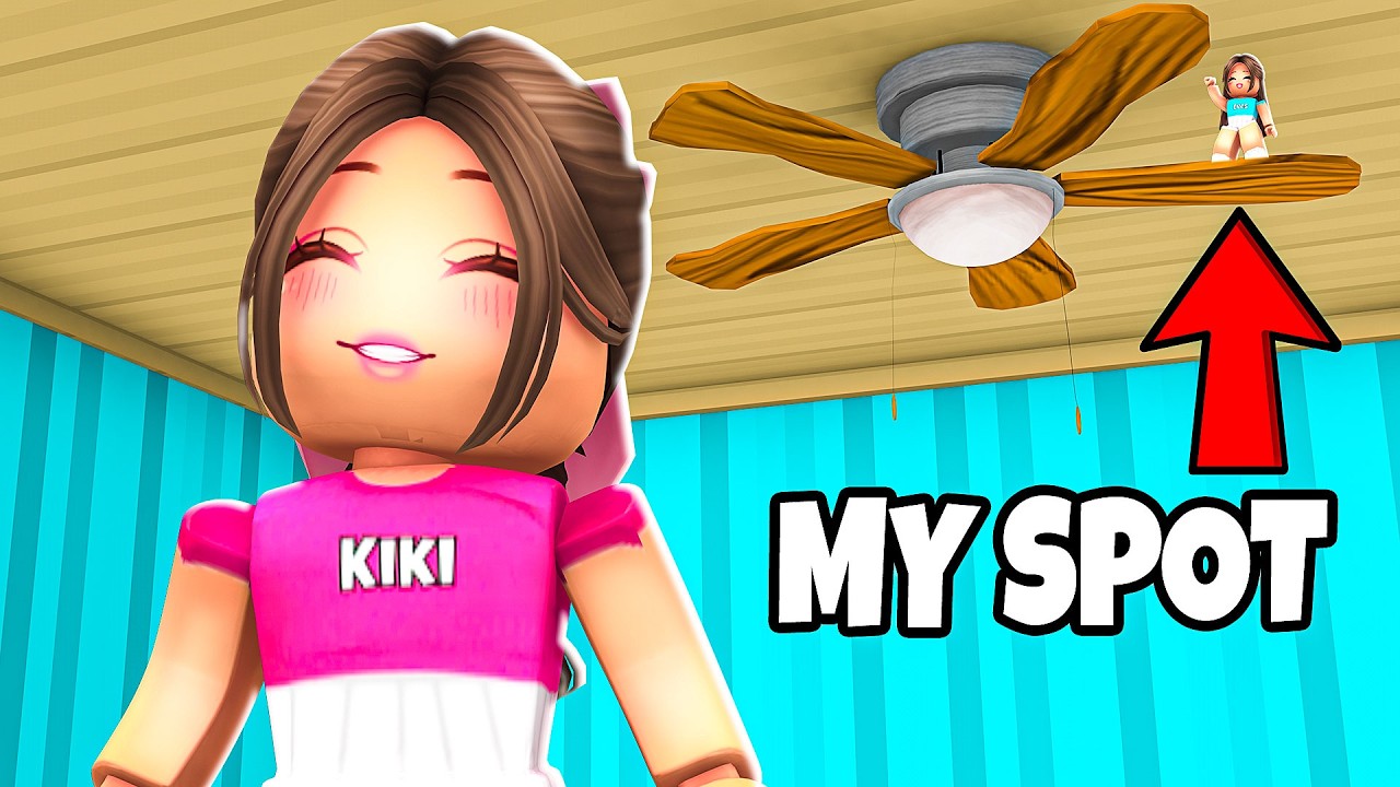 Hiding in IMPOSSIBLE SPOTS in SHRINK Hide & Seek Roblox!
