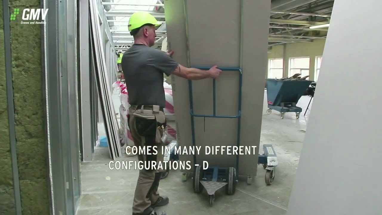 Lifting equipment for construction: Winlet glazing robots and ErgoMover transport trolleys