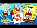SpongeBob Quits the Krusty Krab?! 🍔 "Squid on Strike" Full Scene | SpongeBob