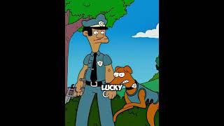 Bart imagines Santa&#39;s Little Helper as a police dog descendant #anime #animerecap #TheSimpsons