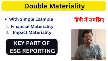 (हिंदी) Double Materiality in Hindi